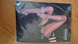 Wolford Satin Opaque 50 Strg. Gr.M Cocoa Neu + OVP