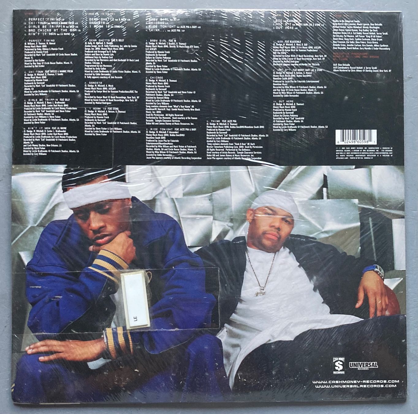 Vinyles: BOO & GOTTI - PERFECT TIMING – Neuf avec emballage d'origine à Poliez-Pittet par Newtown-Records 1