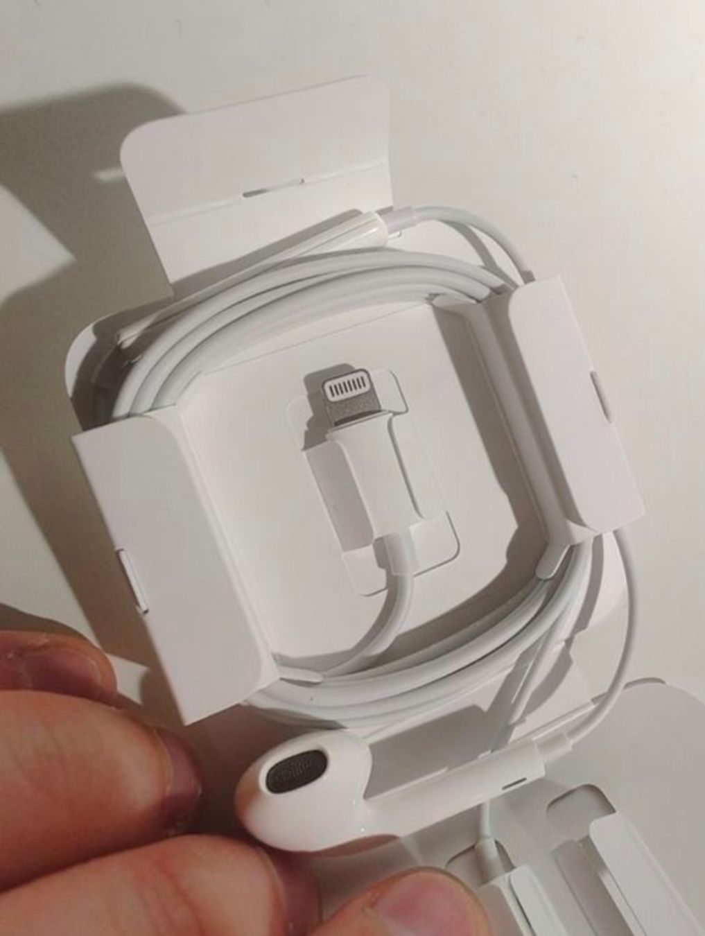 Apple Cuffie: Apple EarPods mit Lightning Connector - Neu – Nuovo (secondo la descrizione) da La Tour de Peilz venduto da Dejobokin 1