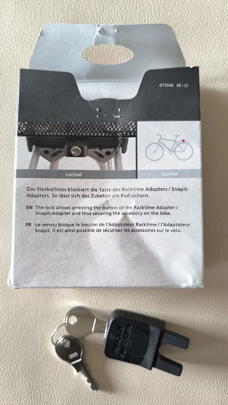 Ersatzteile: Racktime Steckschloss – Neu und originalverpackt aus St.Erhard von himmelblau21 1