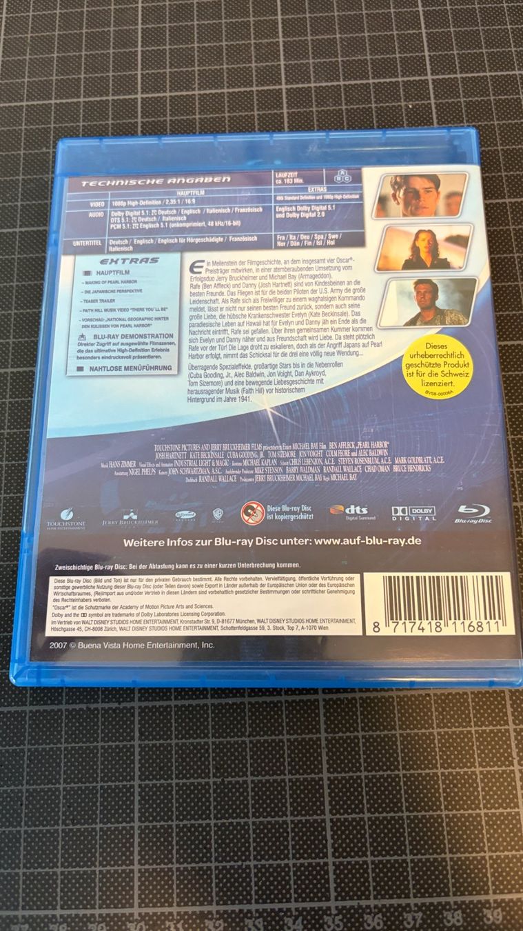 Tutti i DVDs: Pearl Harbor auf Bluray – Usato da Zürich venduto da Woodstock1 1