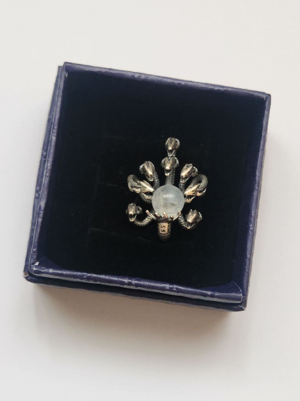 Anhänger: Einzigartiger 925 Silber Anhänger Schlangen & Edelstein – Neu (gemäss Beschreibung) aus St. Gallen von GIULESGG 6