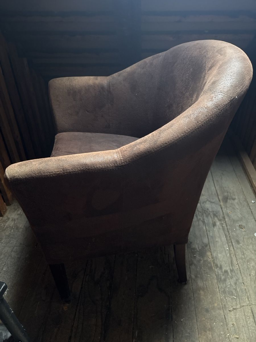 Poltrone: Cocktailsessel Lederoptik braun – Usato da Zürich venduto da car_9sdb 1