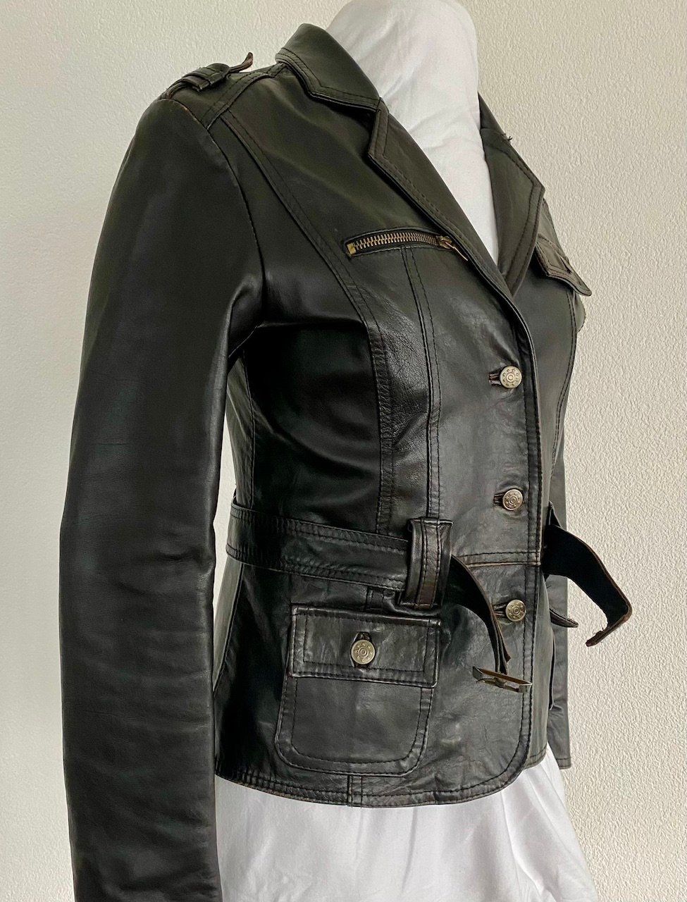 Jacken: Damenlederjacke - von Floriani - Lederjacke – Gebraucht aus Ried-Brig von Challi 2