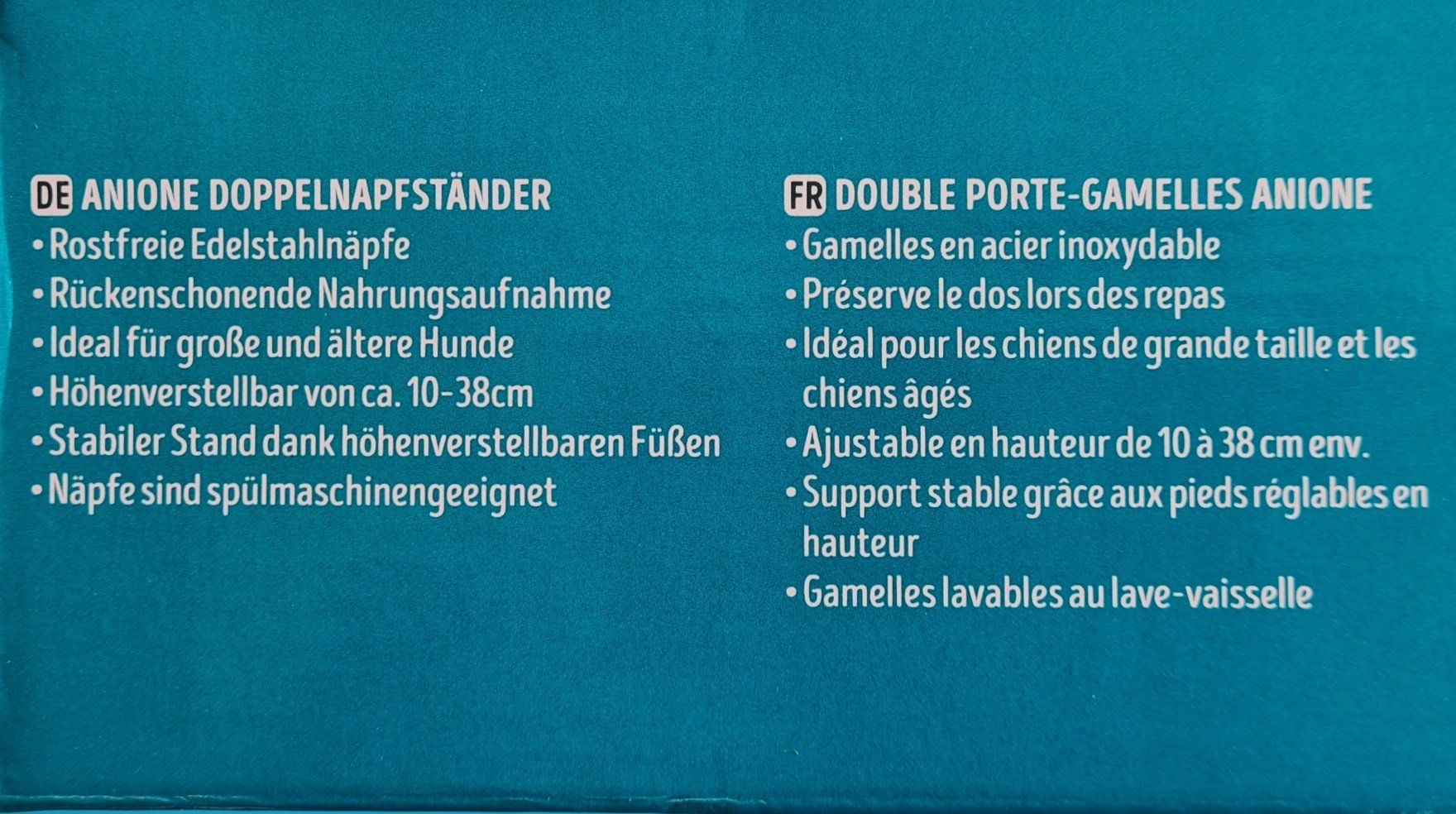 Sonstige Dekorationen & Accessoires: Doppelnapfständer für Hunde – Gebraucht aus Saland von V-Tour 2