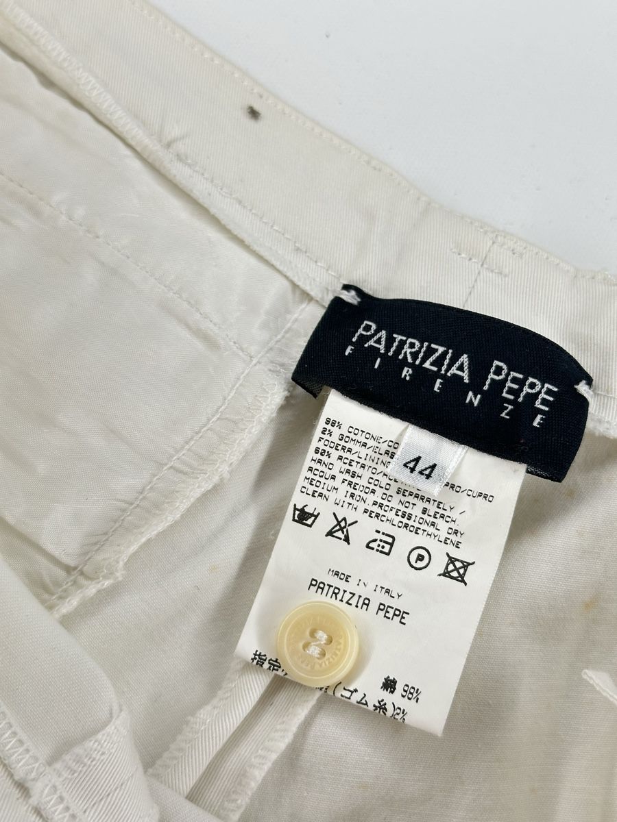 Patrizia Pepe Pantaloni: Patrizia Pepe Hose, weiss, Gr. 44, – Usato da Luzern venduto da kim221080 2