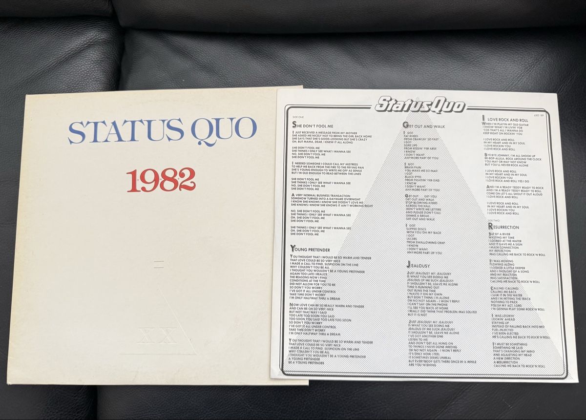 Dischi in vinile: Status Quo 1+9+8+2 Vinyl Schallplatte 1982 – Usato da Goldach venduto da Messerguru 4