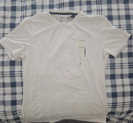 T-shirt O'Neill blanc taille M slim fit neuf