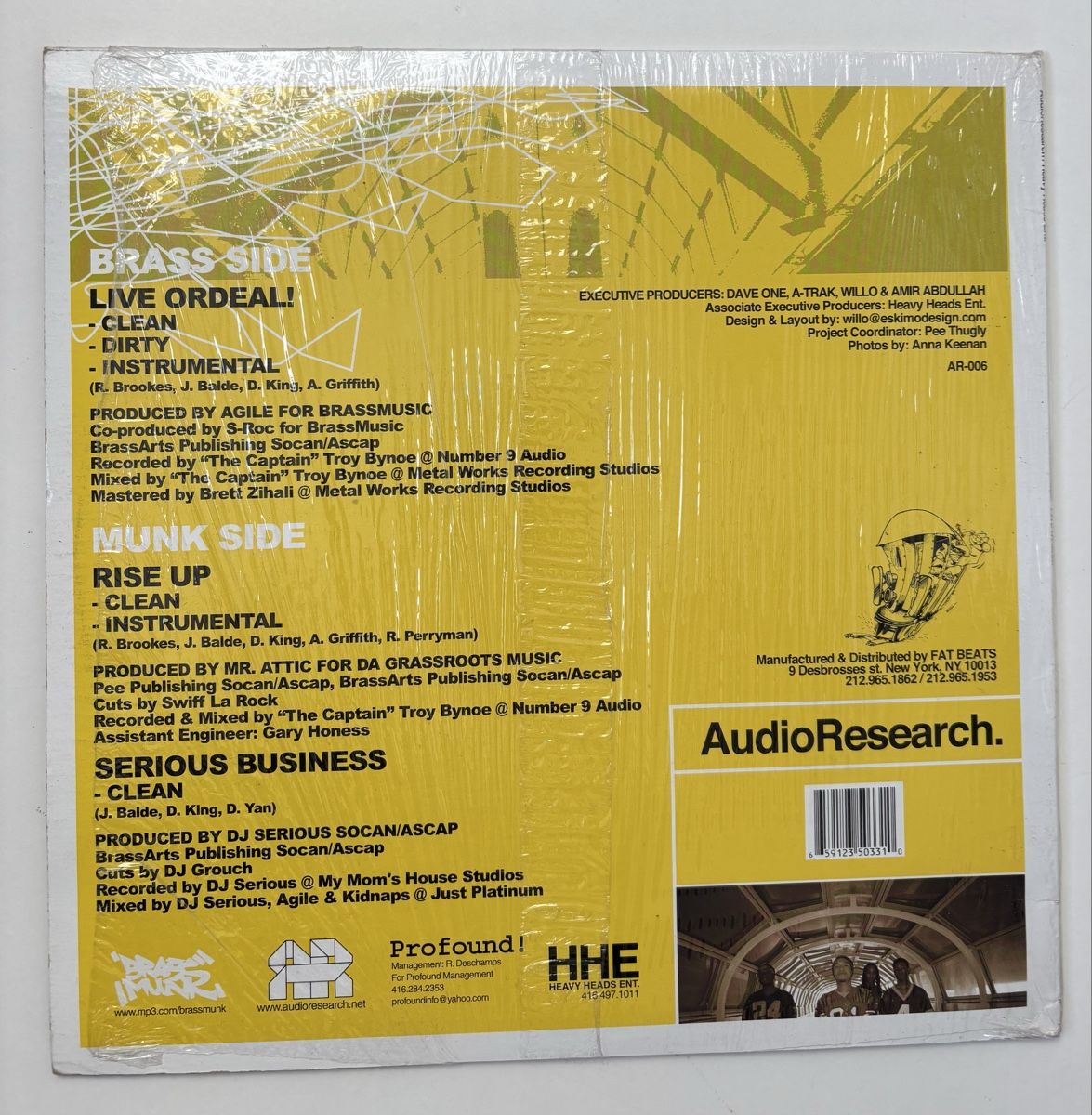 Schallplatten: Brassmunk ‎– Live Ordeal! 12" VG+/VG+ – Gebraucht aus Neuchâtel von Deivid2 3