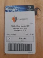 FCB - Real Madrid CF, 26.11.2014, Matchticket, Basel!