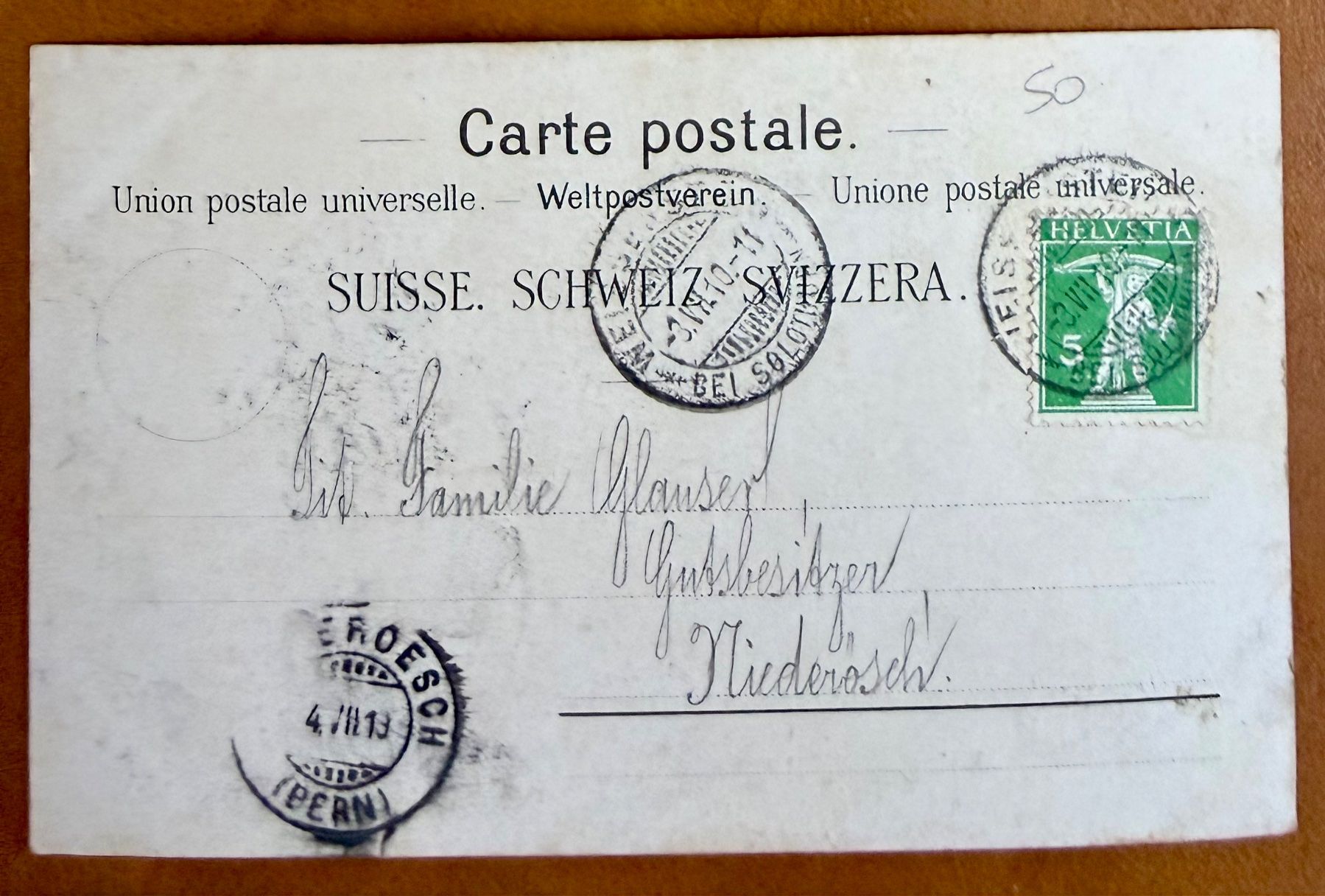 Cartoline postali: Weissenstein - Kurhaus 1910 – Usato da Lutry venduto da Ediego 1