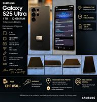 Samsung Galaxy S25 Ultra 1TB – Très bon état
