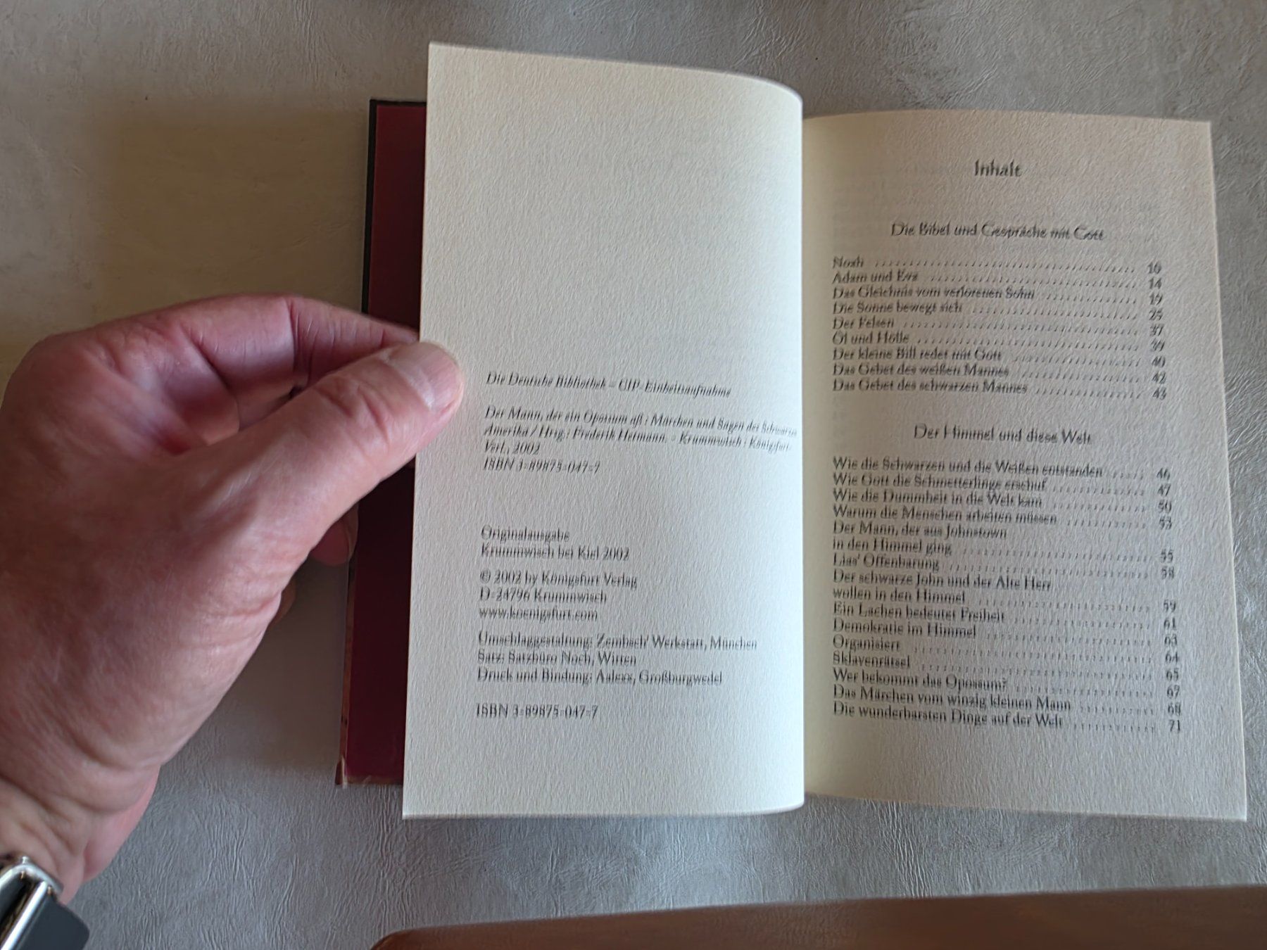 Libri: Der Mann der ein Opossum ass: Märchen und Sagen - 2002 – Usato da Walterswil BE venduto da Lonitti 6