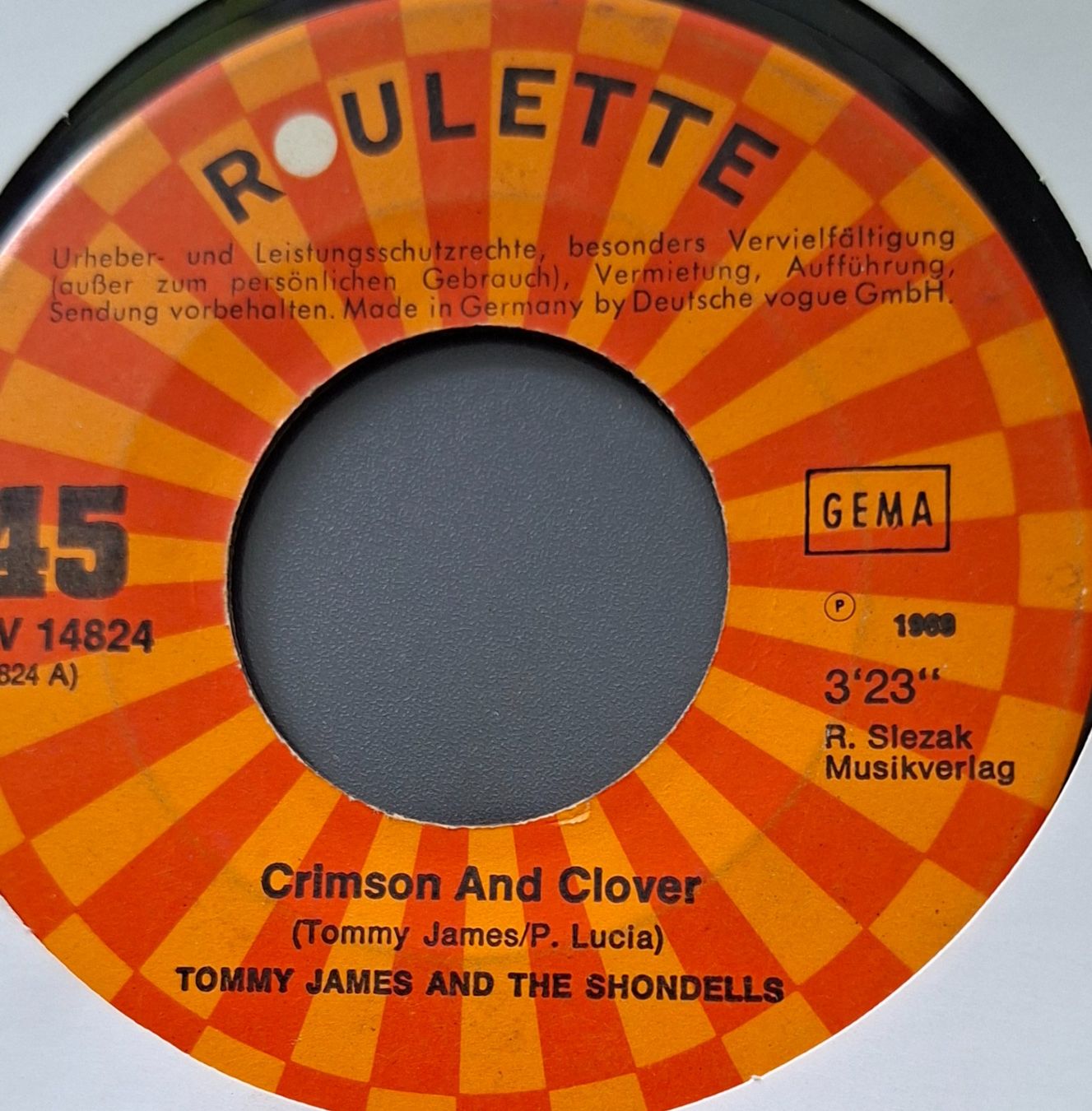 Dischi in vinile: Vinyl-Single Tommy James - Crimson And Clover – Usato da Langenthal venduto da Modo39
