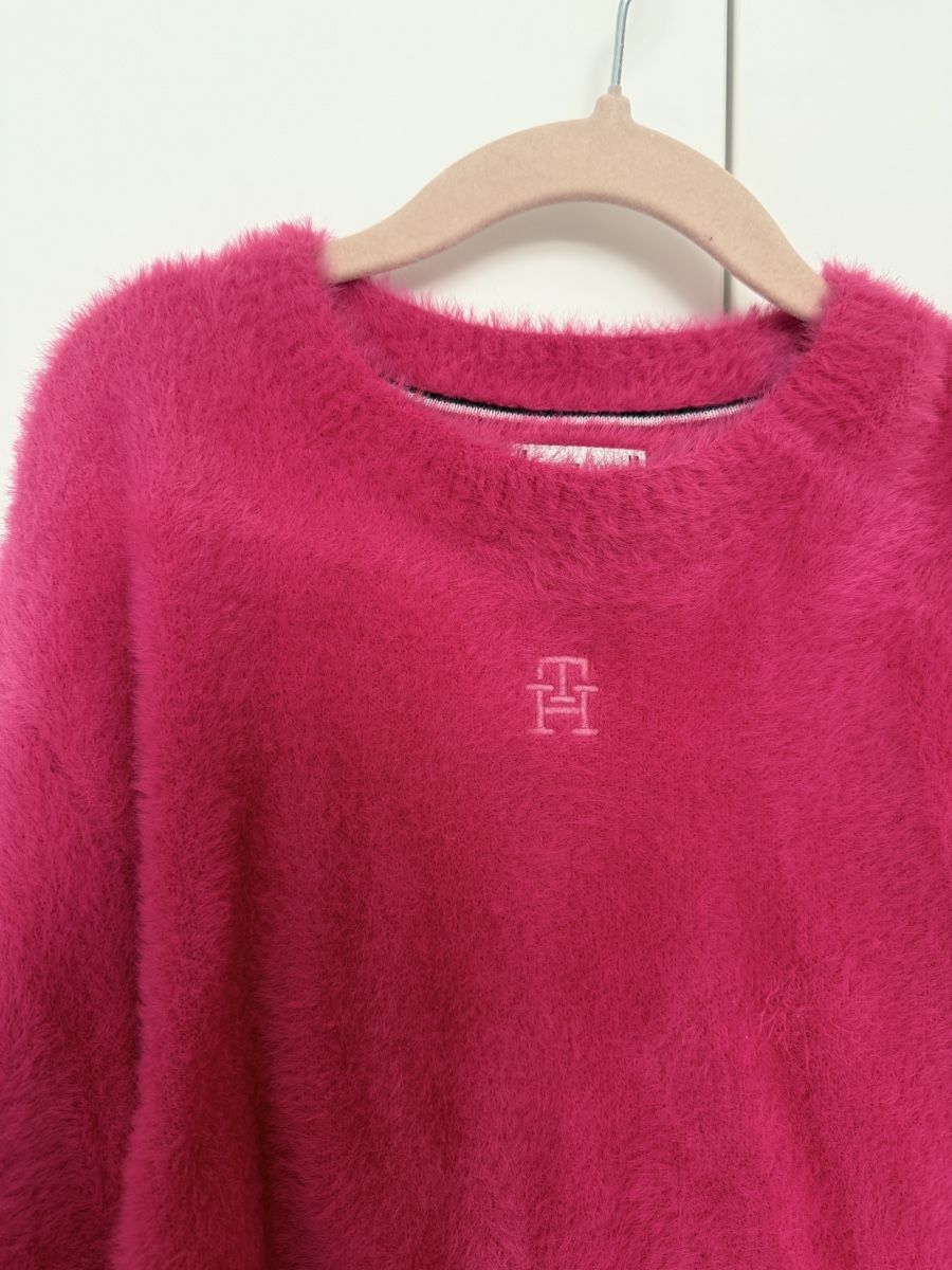 Tommy Hilfiger Maglioni & Felpe: Pull tout doux Tommy Hilfiger rose vif, taille 110! – Usato da Romanel-sur-Lausanne venduto da RitaPereira 4