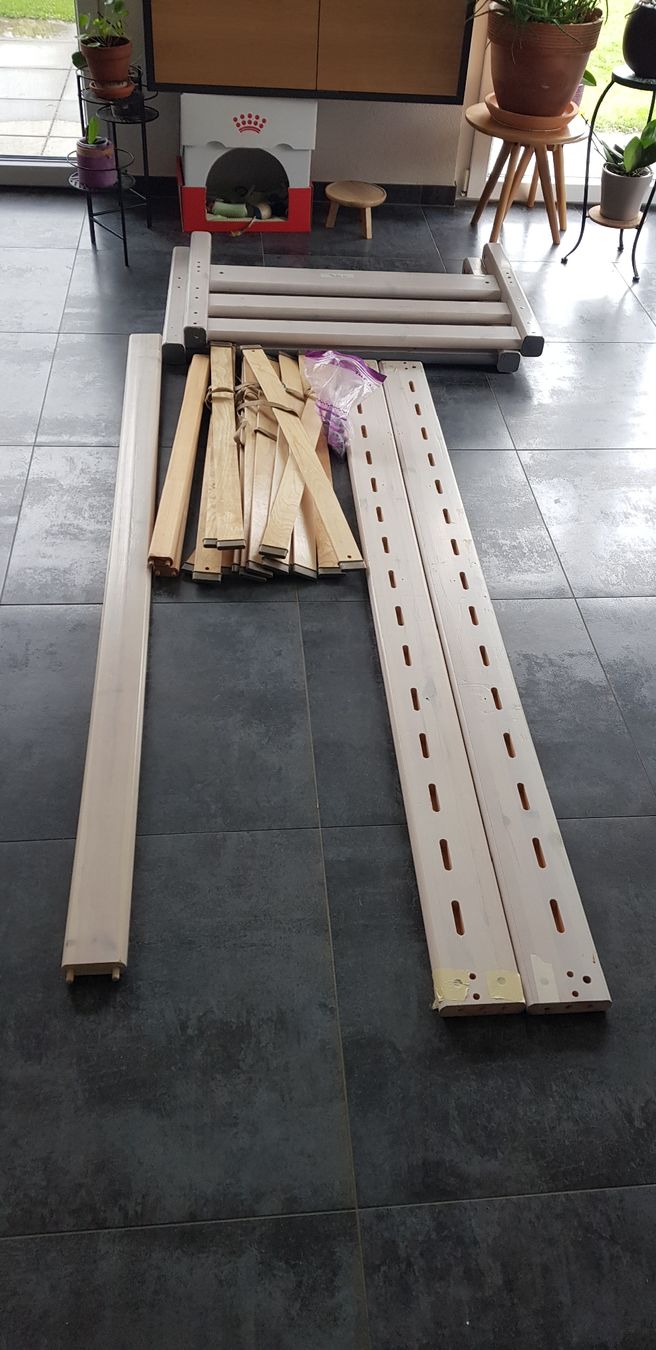 Flexa Letti: Flexa Kinderbett, 90x200, Massivholz – Usato da Tentlingen venduto da springev 2