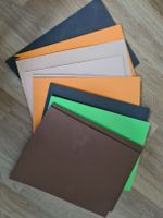 diverse Moosgummiplatten in Herbstfarben, A4