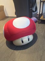 Super Mario Plüschpilz Nintendo rot neu mit Etikett