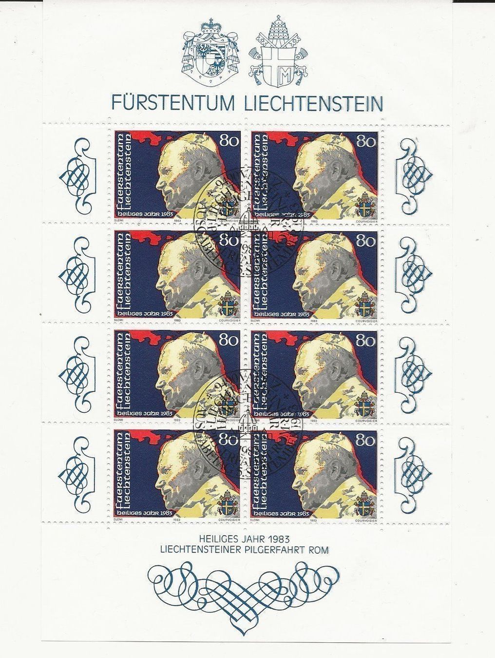 Alle Briefmarken: Feuillet Année Sainte 1983 ob FDC – Neu (gemäss Beschreibung) aus Sion von PierreP01