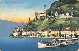 Lago di Lugano Morcote schiff boot battello