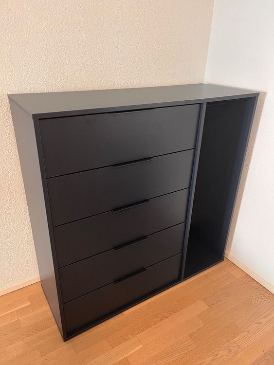 Ikea Schrank/Kommode (gebraucht) dunkelblau Kaufen auf Ricardo