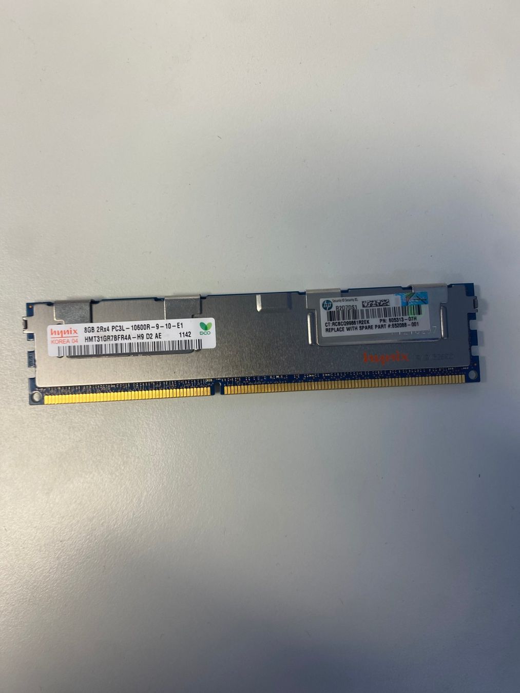 Memory / RAM: Hynix 8GB RAM, PC3L-10600R, DDR3 – Gebraucht aus Zizers von Digitag0