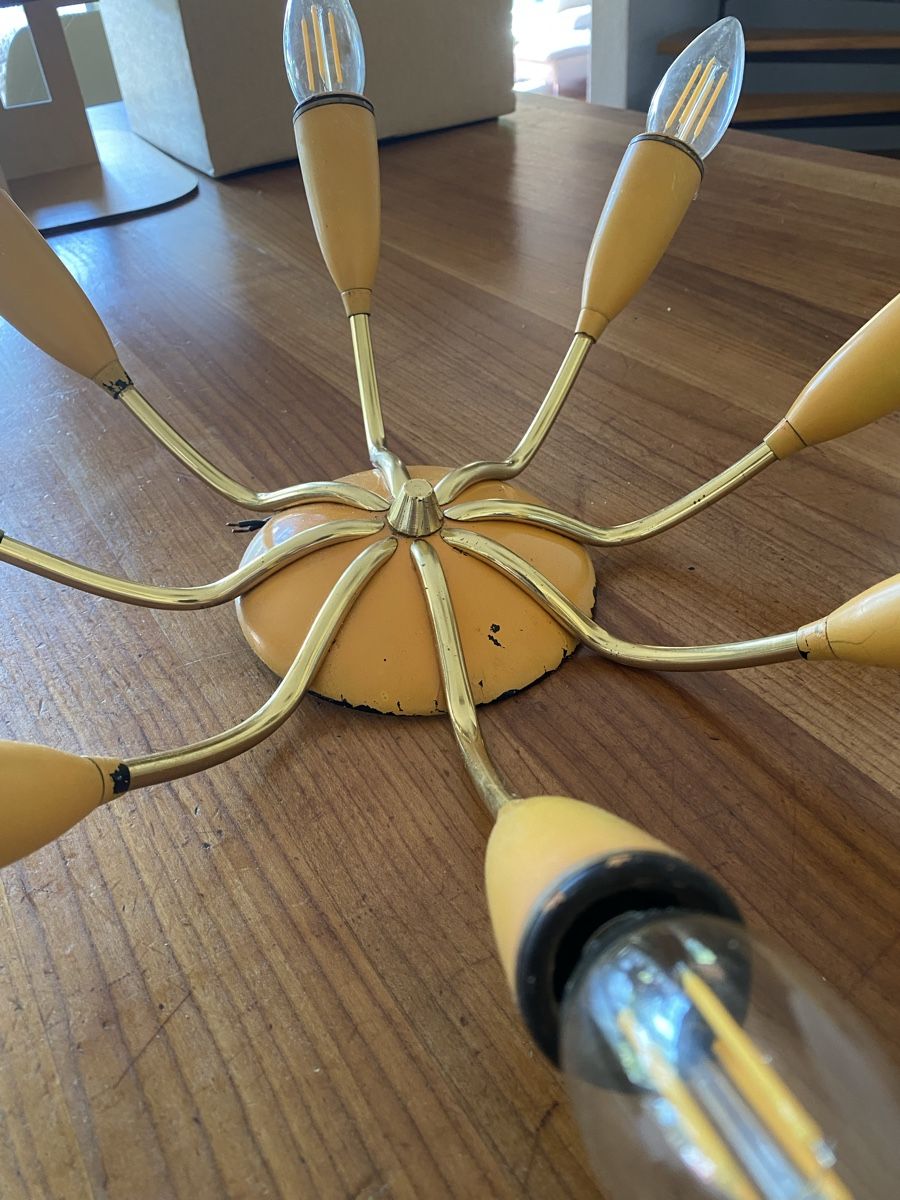Kronleuchter & Deckenlampen: Sputnik SpaceAge Deckenlampe Spinnenlampe – Gebraucht aus Erlinsbach von Stuntgirl 3