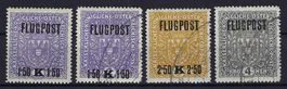 Österreichische Flugpostmarken gute  Werte 1918