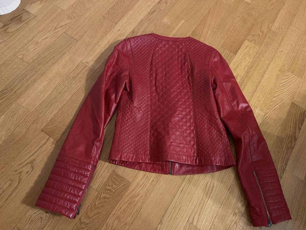 Giacche: Jacke Rote Lederjacke Visconti Gr. 38 – Usato da Rüschlikon venduto da leo_mwz2 3
