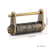 50*28mm Vorhängeschloss Vintage look
