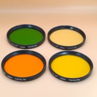 Vintage Sowjetisches 72mm Farbfilter-Set (4 Stück) M72x0.75
