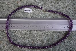 Amethyst      Kugel kette mit Verschluss    Räumung (1)