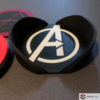 Avengers Coaster Holder 3D Printed Organizer