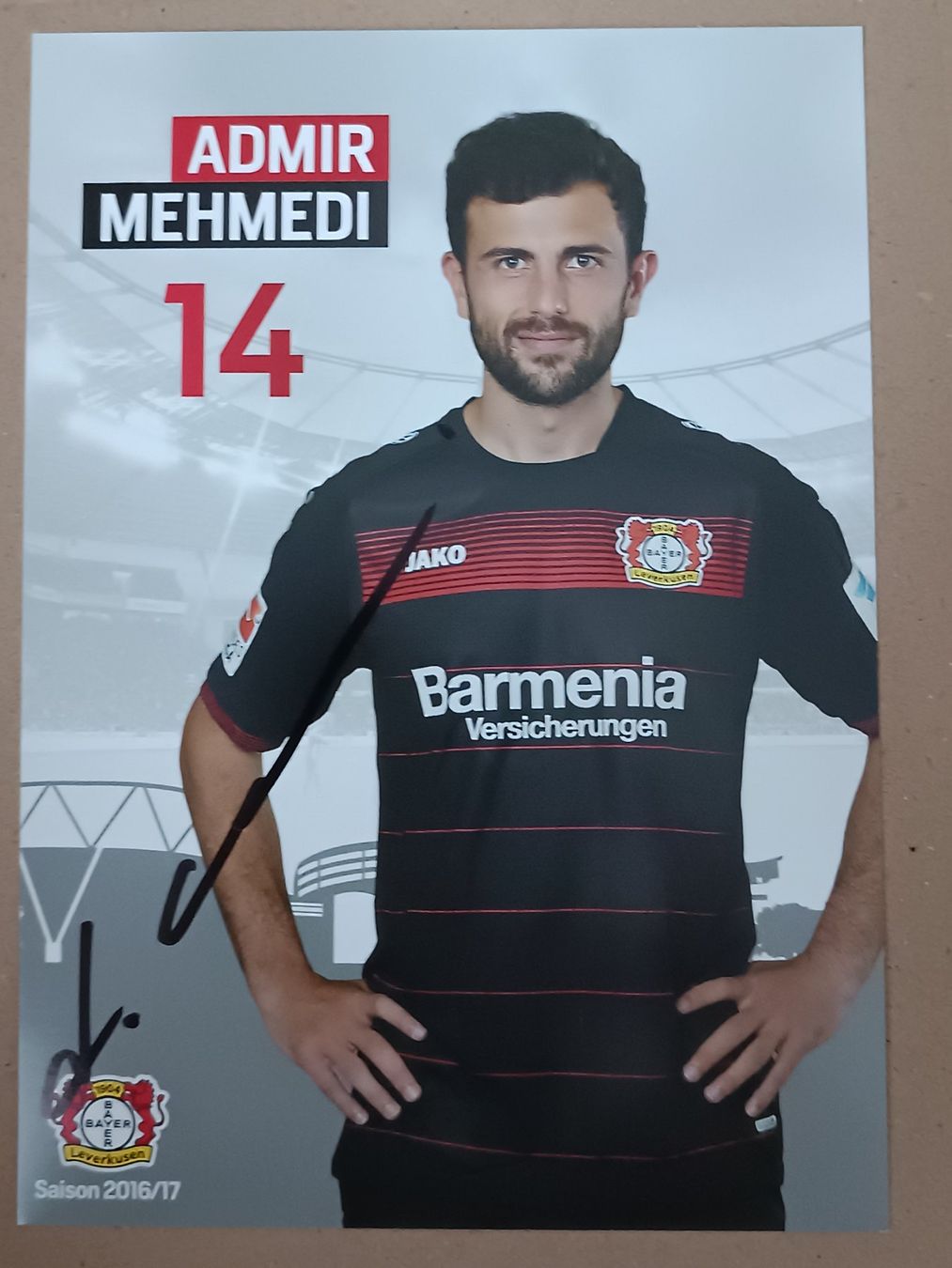 Autografi: Admir Mehmedi – Usato da Menziken venduto da Autogramme
