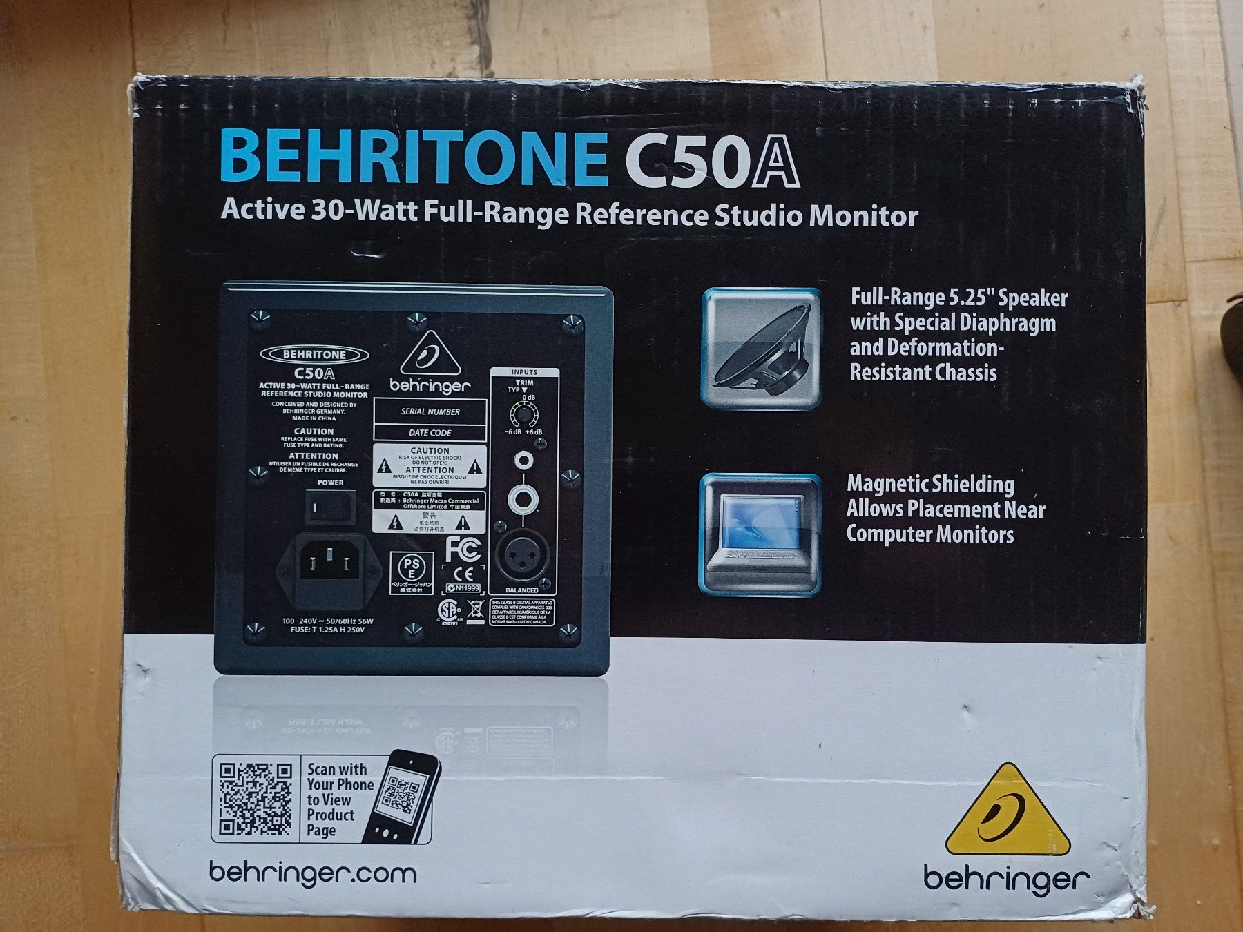 Behringer Lautsprecher: Moniteur studio full range de studio BEHRINGER Behritone C50 – Neu (gemäss Beschreibung) aus Aire-la-Ville von Longhouse 3