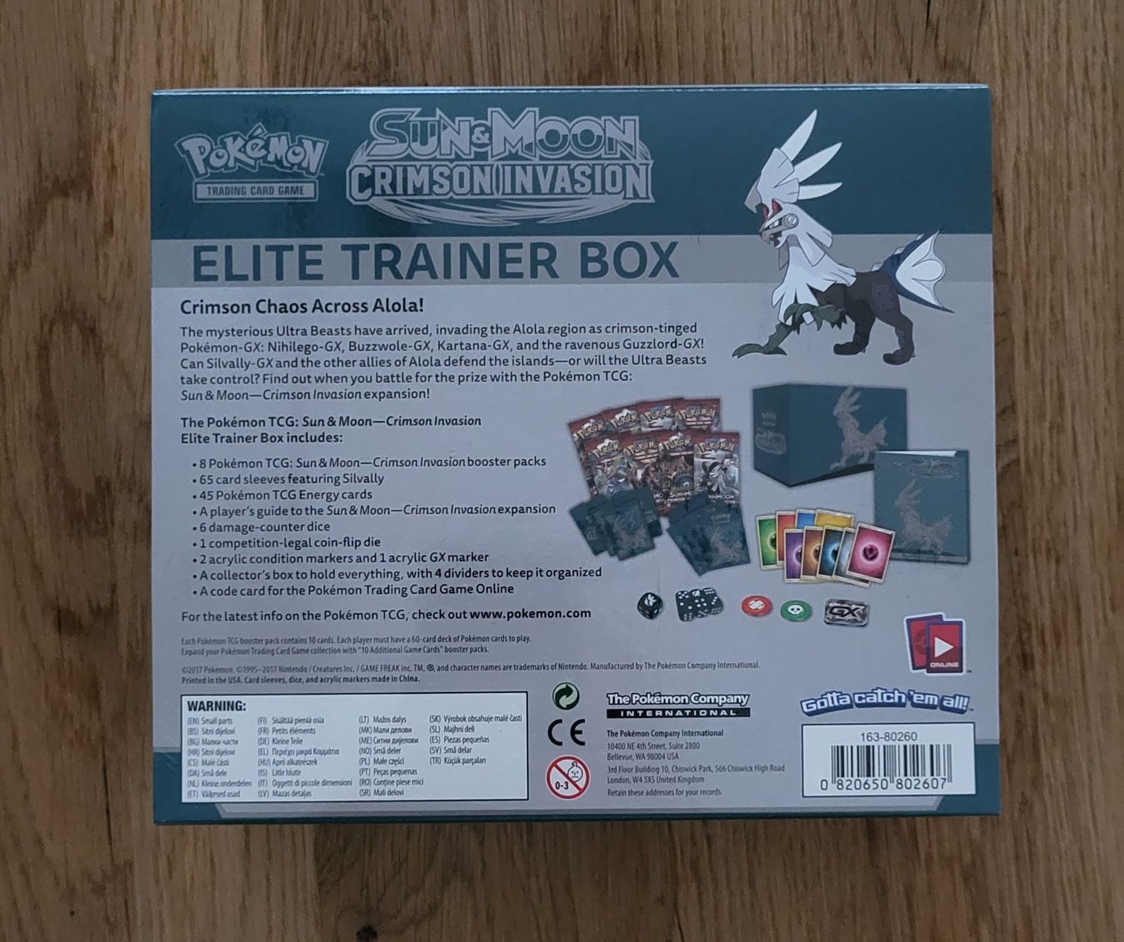 Pokémon Sun & Moon – Crimson Invasion Elite Trainer Box - EN (Neuf avec ...