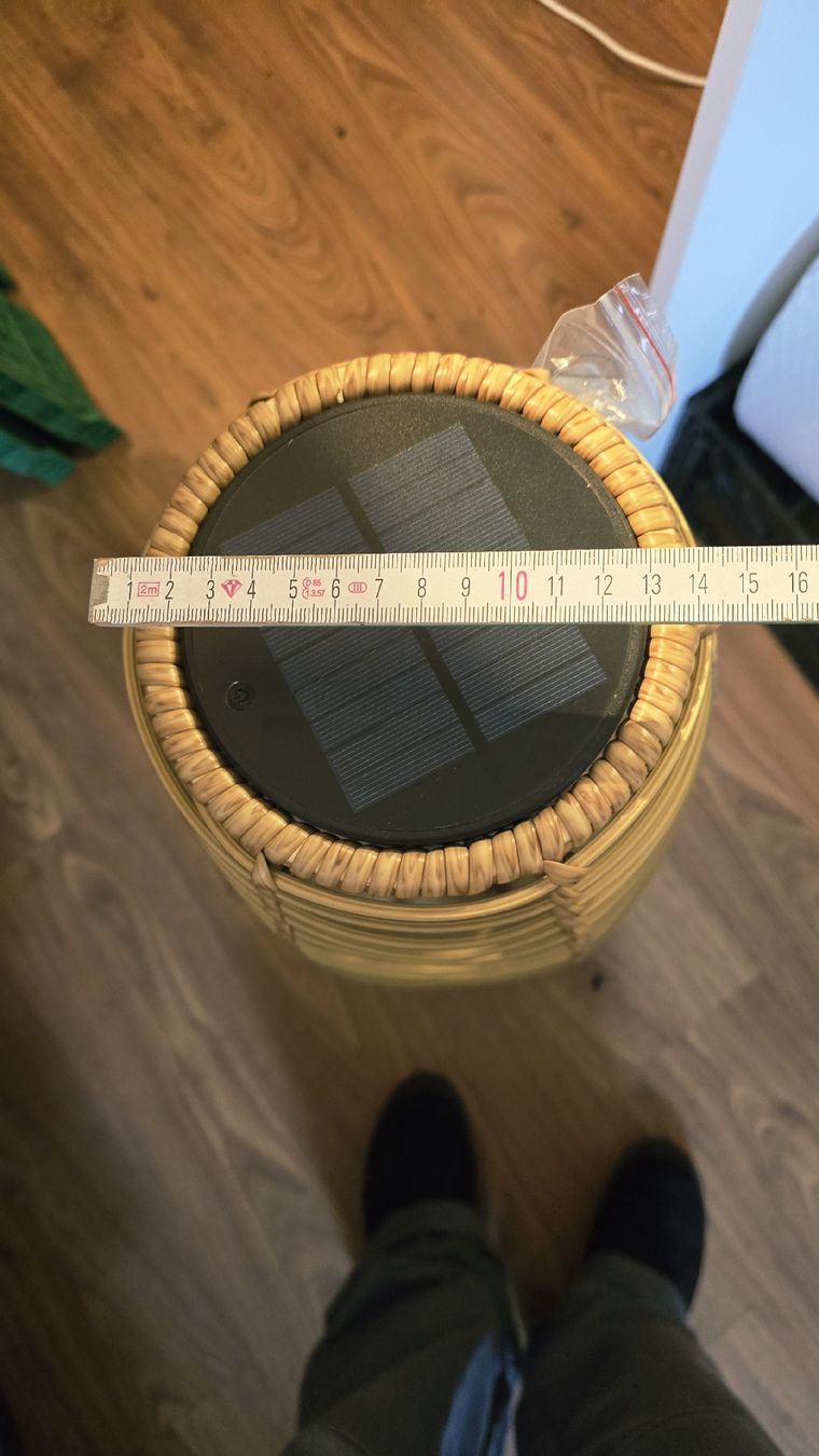 Lampade: Rattan Solarlampe Neu 75cm – Nuovo e nell'imballaggio originale da Dussnang venduto da Priska2285 2