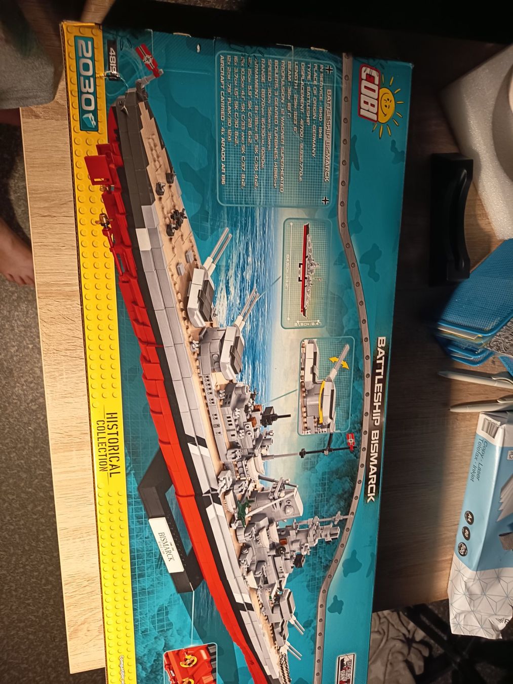 Cobi Kit di costruzioni: COBI Battleship Bismarck Historical Collection Bausatz – Nuovo e nell'imballaggio originale da Fulenbach venduto da ana_tp7h 1