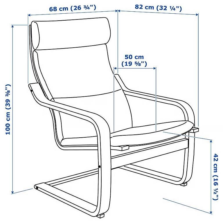 Poltrone: Ikea Poäng Sessel und Hocker grau – Usato da Wettingen venduto da S_Runa 3