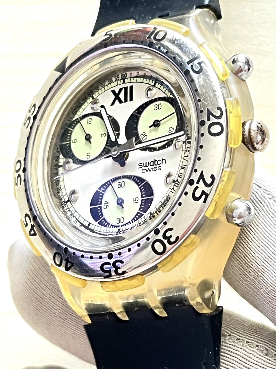 Swatch Orologi: Swatch Chronograph Uhr  – Usato da Grenchen venduto da chththl 2