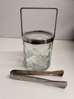 Vintage-Eiskübel aus Glas im Stil der 1970er Jahre