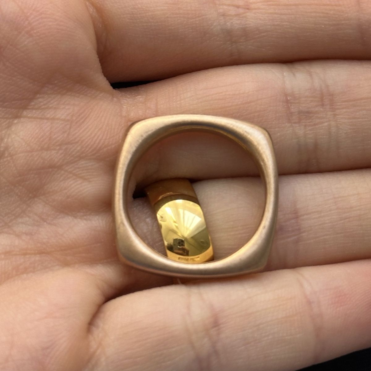 Breil Bagues: BREIL Rosa Goldene Edelstahl Ring  – Neuf (Voir description) à Givisiez par dor_xb9k 1