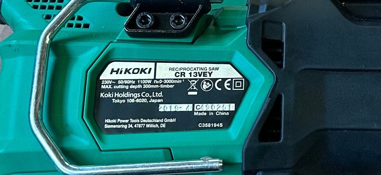 Hitachi Scies: HIKOKI Tigersäge "Brushless" CR13VEY – D'occasion à Uetendorf par Revotool 2