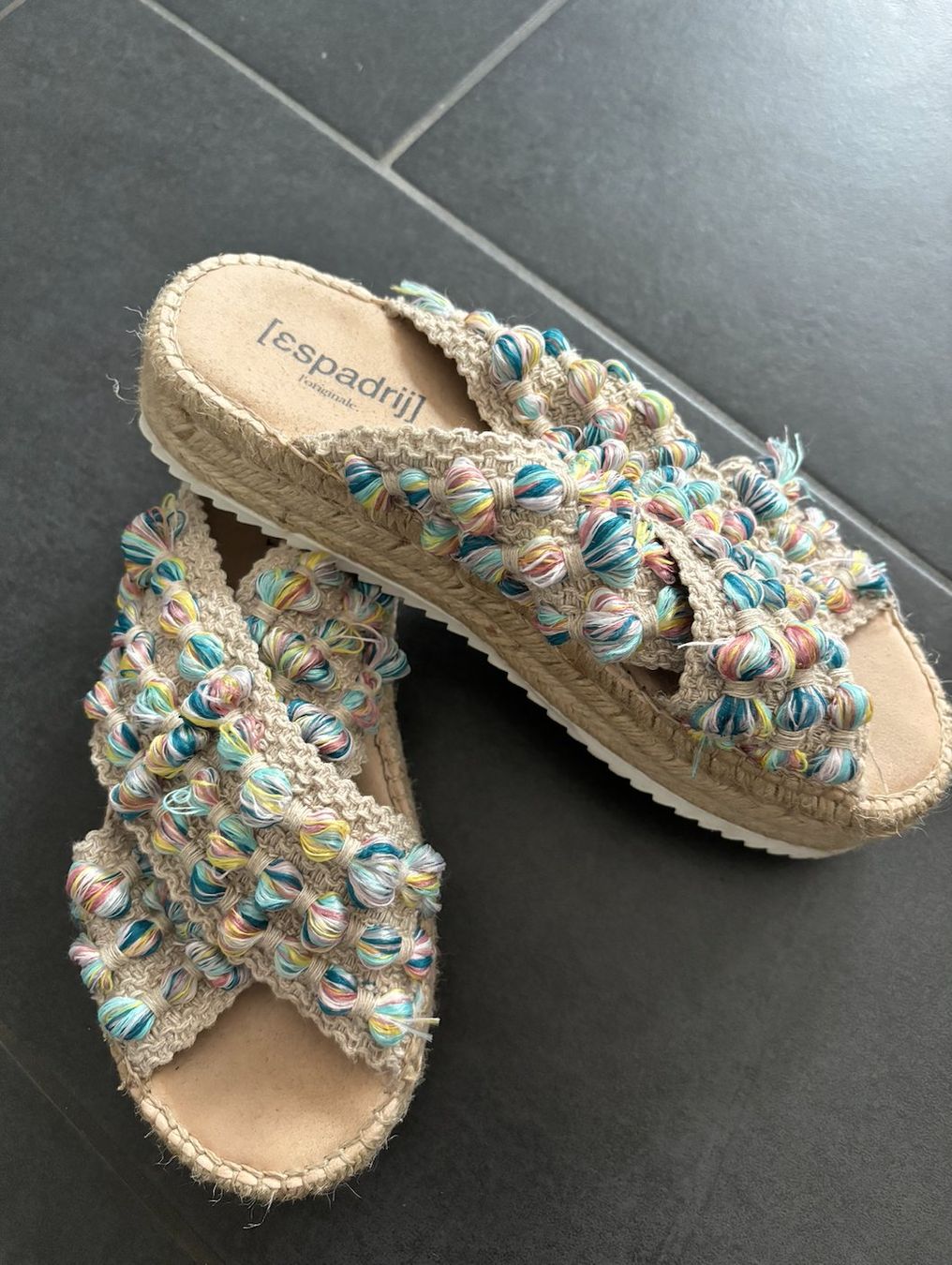 Damenschuhe: Espadrij Sandale Croisette Boho Beige – Gebraucht aus Zürich von jas_5mwh 2