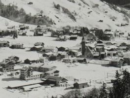 Klosters und Silvrettagruppe , Kirche 1965