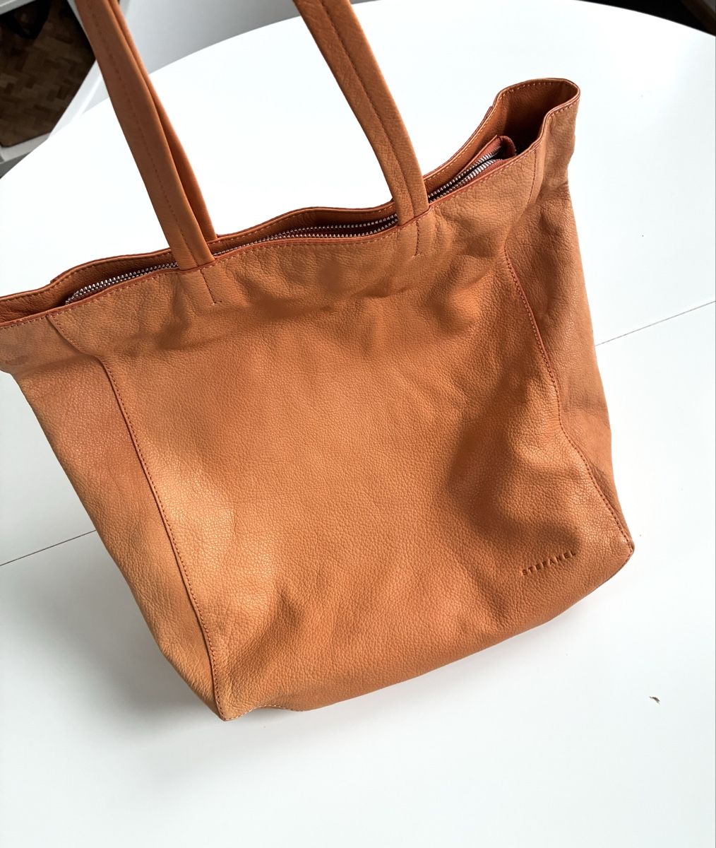 Stefanel Sacs: STEFANEL Ledertasche orange – D'occasion à Zürich par bar_2trt