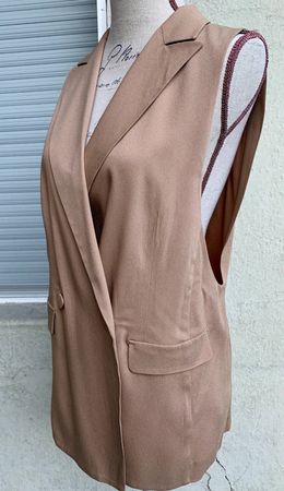 Magnifique gilet CARLA G. 31%viscose crêpe t.36