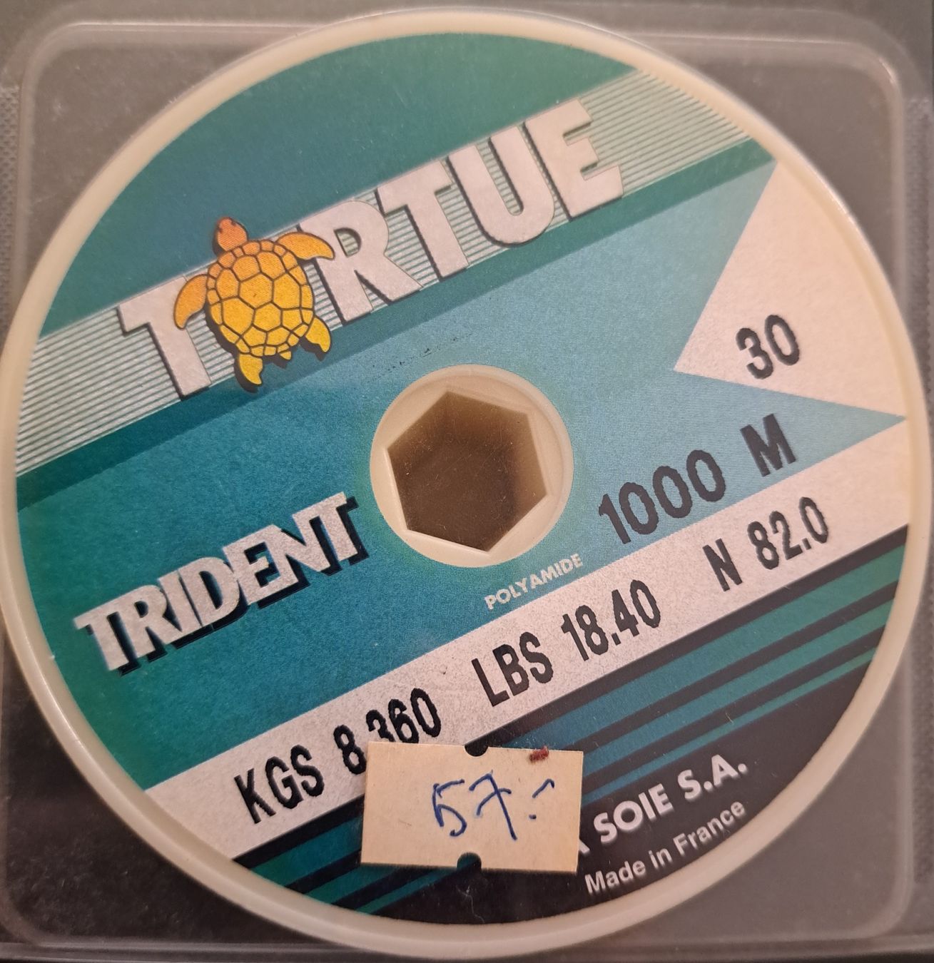 Fili: Tortue Trident 1000 m. 0,30 mm – Nuovo e nell'imballaggio originale da Fribourg venduto da versus702