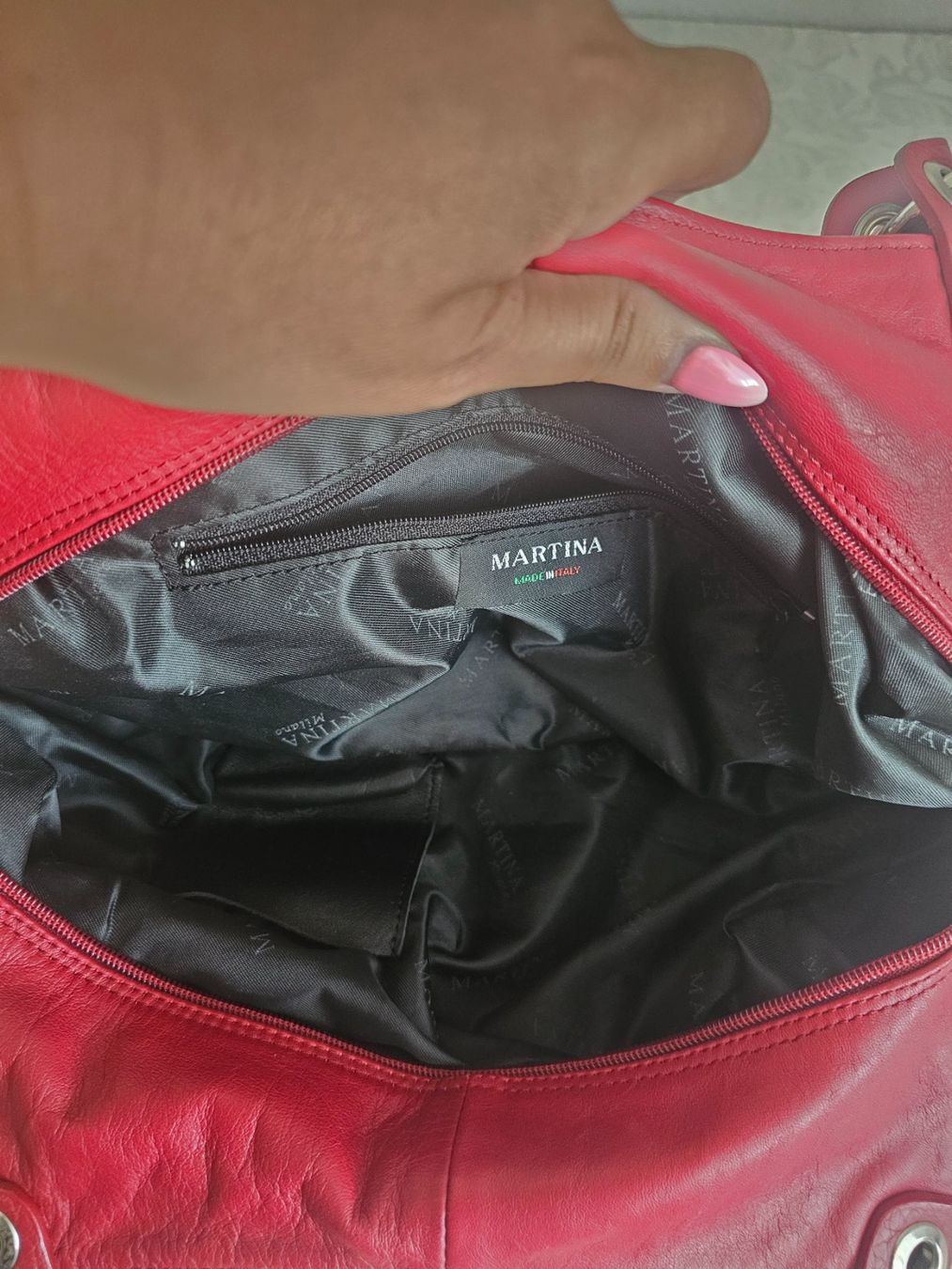 La Martina Borse da donna: *MARTINA * Original Handtasche Leder – Usato da Bronschhofen venduto da Xena37 7