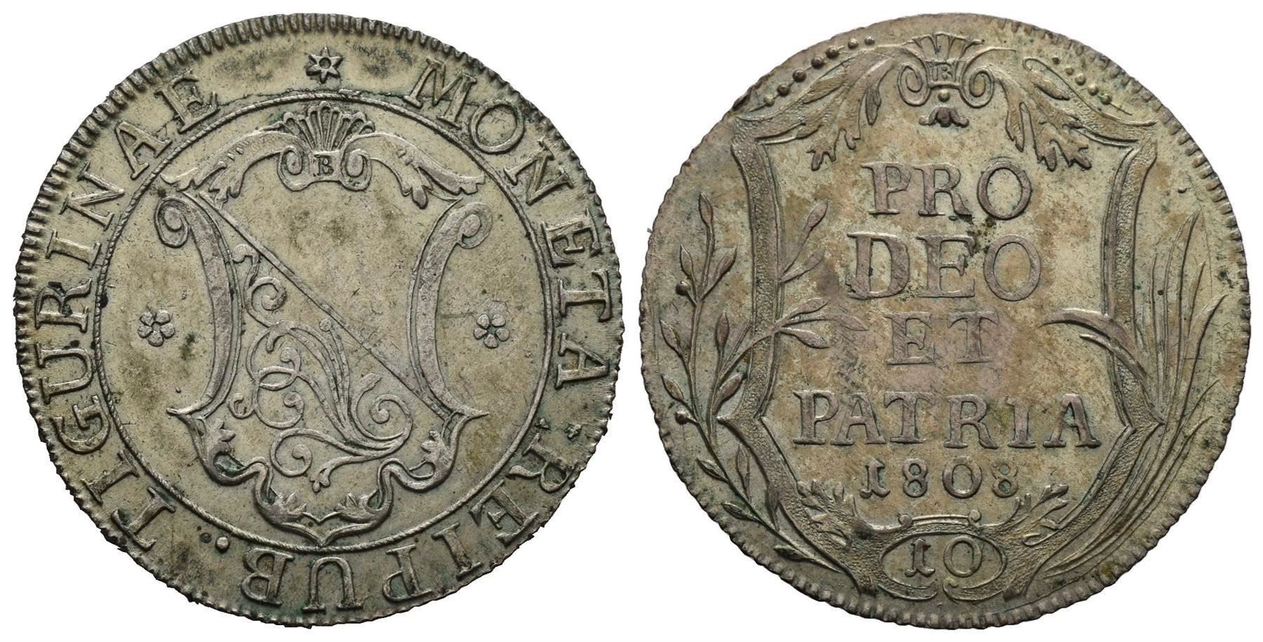 Tutti le monete: Zürich 10 Schilling 1808 /949 – Usato da Trimbach venduto da Solothurn1